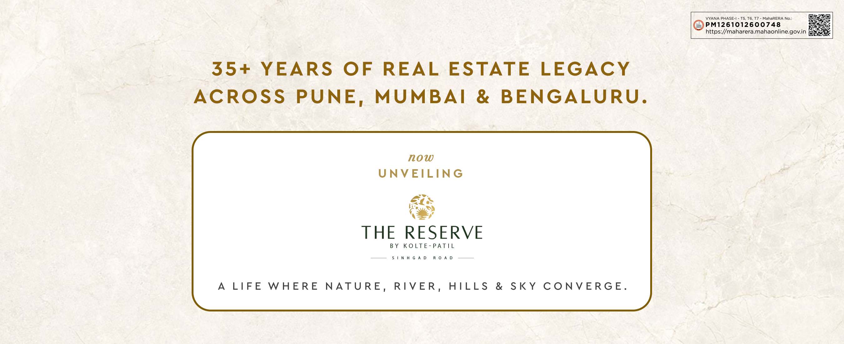 The Reserve by Kolte Patil — Sinhgad Road, Pune — facade view